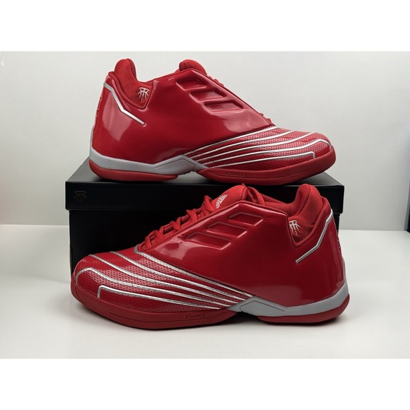 Adidas TMAC 2 Restomod EVO Basketball Shoes Men\'s Size 12 Red FX4065